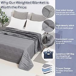 OMYSTYLE Reversible Weighted Blanket