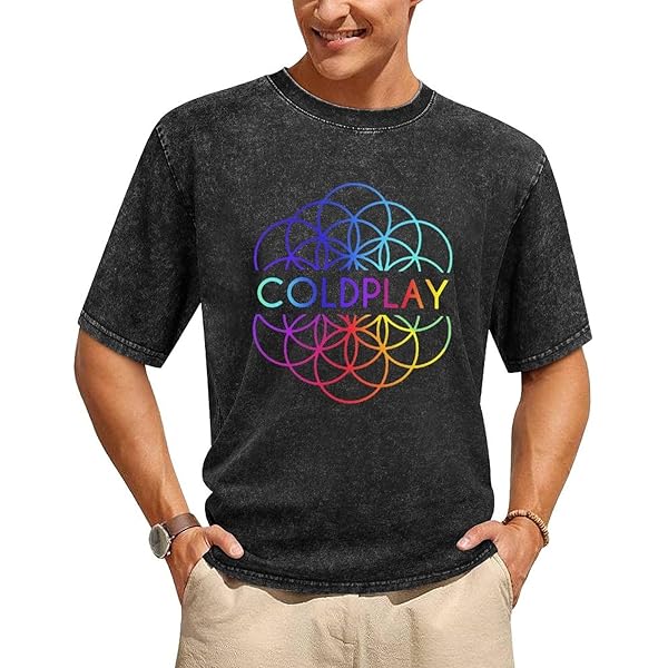ミュージシャン USED COLDPLAY A SKY FULL STARS T-SHIRTS Rock COLDPLAY A SKY FULL OF STAR BAND Unisex Cotton T-Shirt