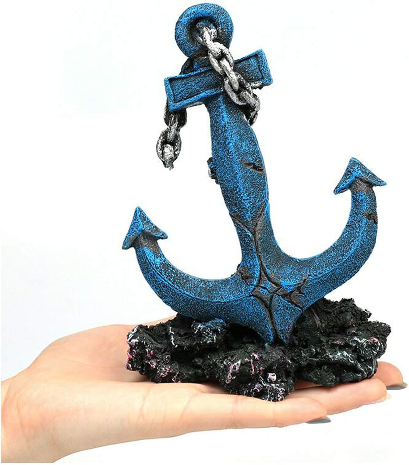 Anchor Aquarium Decoration Fish Tank Ornament Creates Healthy