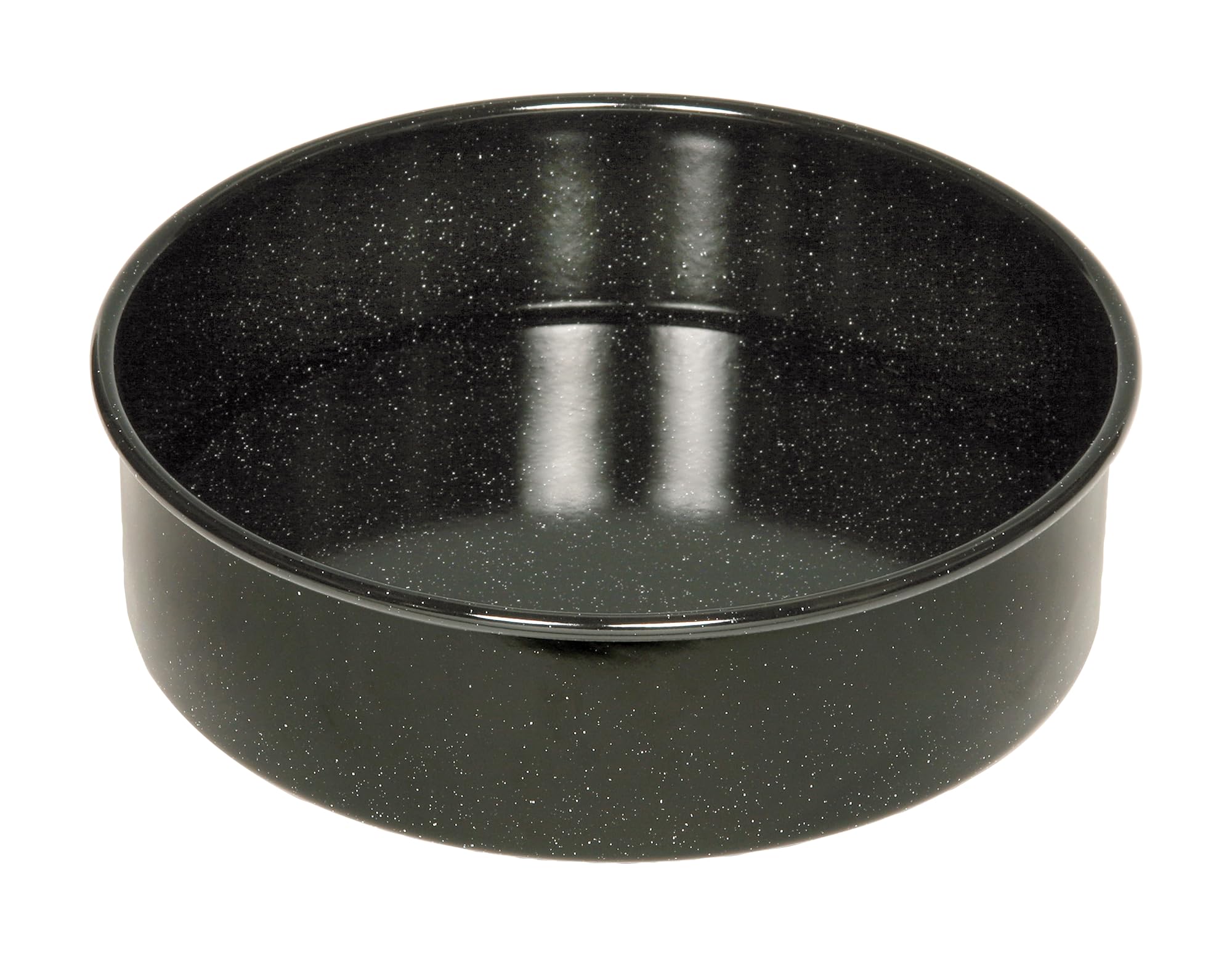 Riess, 0498-022, Cake tin 28, Classic - Baking TINS, Diameter 28 cm, Height 8.0 cm, Enamel, Black, Removable Base, Induction