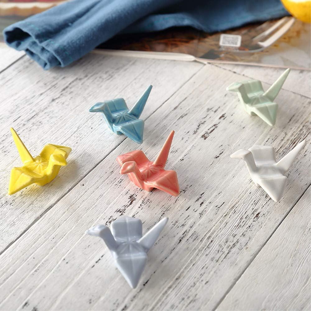 Amazon Kingzuo 千羽鶴箸置き 可愛い おもしろ かわいい 千羽鶴 箸置き 和食器 卓上小物 置物 インテリア 飾り物 家庭用 店用 誕生日プレゼント 6個セット Kingzuo 箸置き 通販