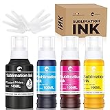 Hiipoo 440ML Sublimation Ink Refilled Bottles