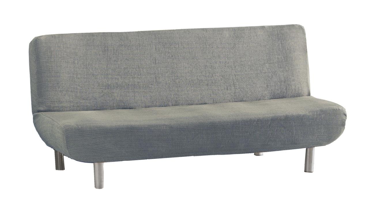 Eysa Aquiles Bi-Elastic Clic Clac Sofa Cover 3-Seats, Polyester-Cotton, grey, 37 x 29 x 9 cm