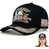 250 Anniversary USA Hat,America 250 Merchandise Embroidered 1776-2026 Hat Adjustable Eagle Caps Patriotic Hats for Men Women