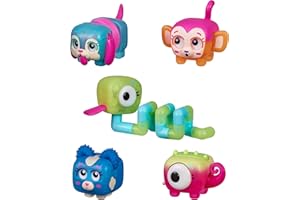 Little Live Pets - Squirkies: 5 Pack | Interactive Fidget Toys, Fidget Feature, Click, Flick, Tangle, Pop, 30+ to Collect, Multiple Fidget Points, for Kids Ages 5+.