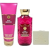 Bath & Body Works Pink Obsessed Ultimate Hydration Body Cream and Body Wash with a Natural Oats Soap