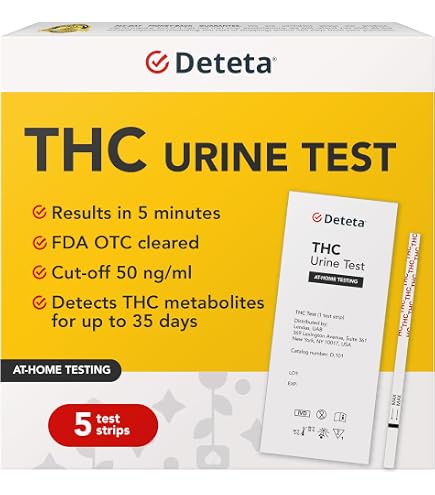 Amazon.com: Easy@Home 大麻試紙15 入高敏感性THC 測試,適用於家庭使用