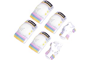 BOSONER Knee Elbow Pads for Kids: Knee Pads and Elbow Pads for Kids 3-15 - Protection Gear for Girls/Boys
