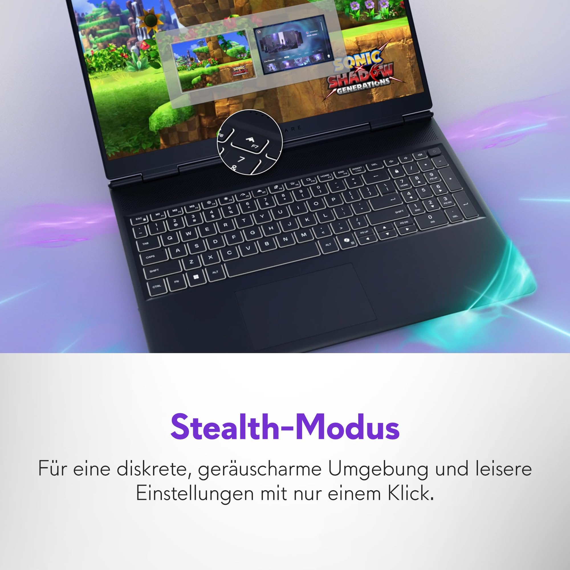 Alienware 16 Aurora Gaming Laptop AC16250 16" WQXGA 120Hz 100% sRGB Display, Intel 7 240H, NVIDIA GeForce RTX 5060, 16GB RAM, 1TB SSD, 3 Monate Game Pass, W11 Home, QWERTZ-Tastatur - 1 Jahr Garantie 9