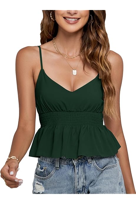 la hearts keyhole smocked top