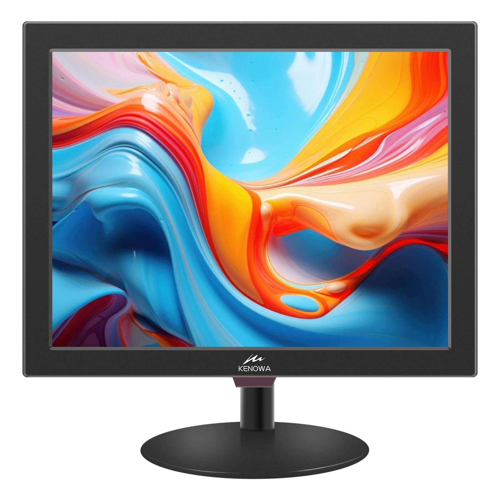 Photo 1 of Kenowa 15 Inch PC Monitor, Computer Display for Windows 7/8/10/11, LED 1400 X 1050 Screen, 4:3 Aspect Ratio, 60 Hz, 5Ms,75 * 75 mm VESA Hole, Port with HDMI,VGA,BNC,AV, TN Panel,Dual Speakers