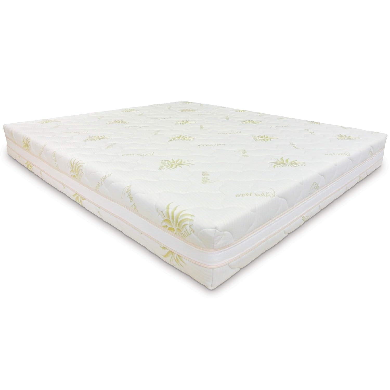 Baldiflex Fodera per Materasso Singolo in Aloe Vera, Coprimaterasso, con Fascia Traspirante, Sfoderabile con Zip, Atossica, Misura 80x190x25 cm Prezzi offerta