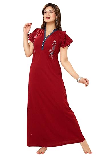 Plain cotton gown Clearance