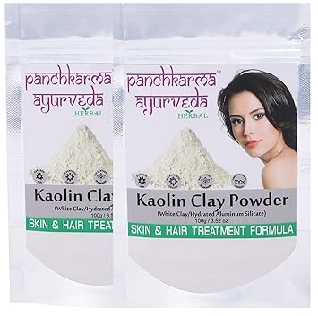 Panchkarma Ayurveda Pack Of 2 Herbal Natural Kaolin Clay Powder