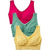 Hiking Gril Women's Comfort Wirefree Bralette Unpadded Sleep Yoga Bra