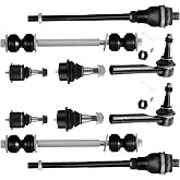SCITOO 10pcs Front Suspension Kit Inner Outer Tie Rod Ends Lower Upper Ball Joints Sway Bar Links Fit 1999-2006 For Chevy Silverado 1500 for GMC Sierra 1500 2000-2006 Tahoe