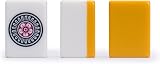 Yellow Mountain Imports Japanese Riichi Mahjong Set White Yellow Tiles w/ Case view 5