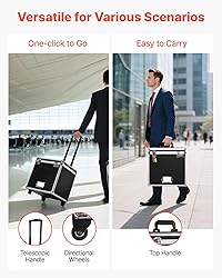 VEVOR Portable File Storage Box, 15.6 x 12.6 x 15