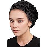 ERMANDINA Head Covering for Women Tichel Slouchy Beanie Beret Snood Headcovering