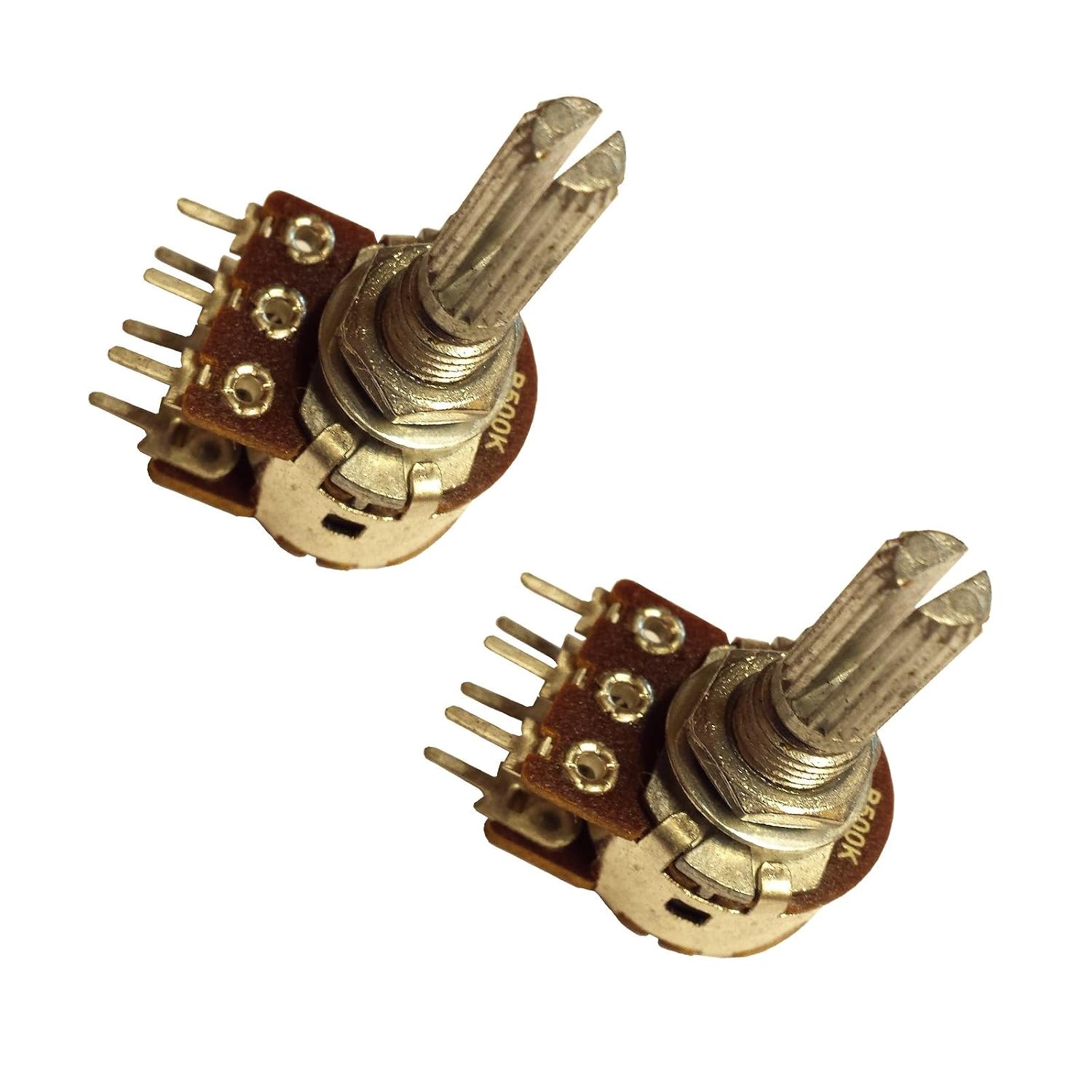 0 Channel|5pcs 6mm 3-pin Carbon Film Potentiometer 5k-500k Ohm