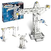 Eitech Crane and Windmill Construction Set and Educational Toy - Intro to Engineering and STEM Learning, Steel (10005-C05)