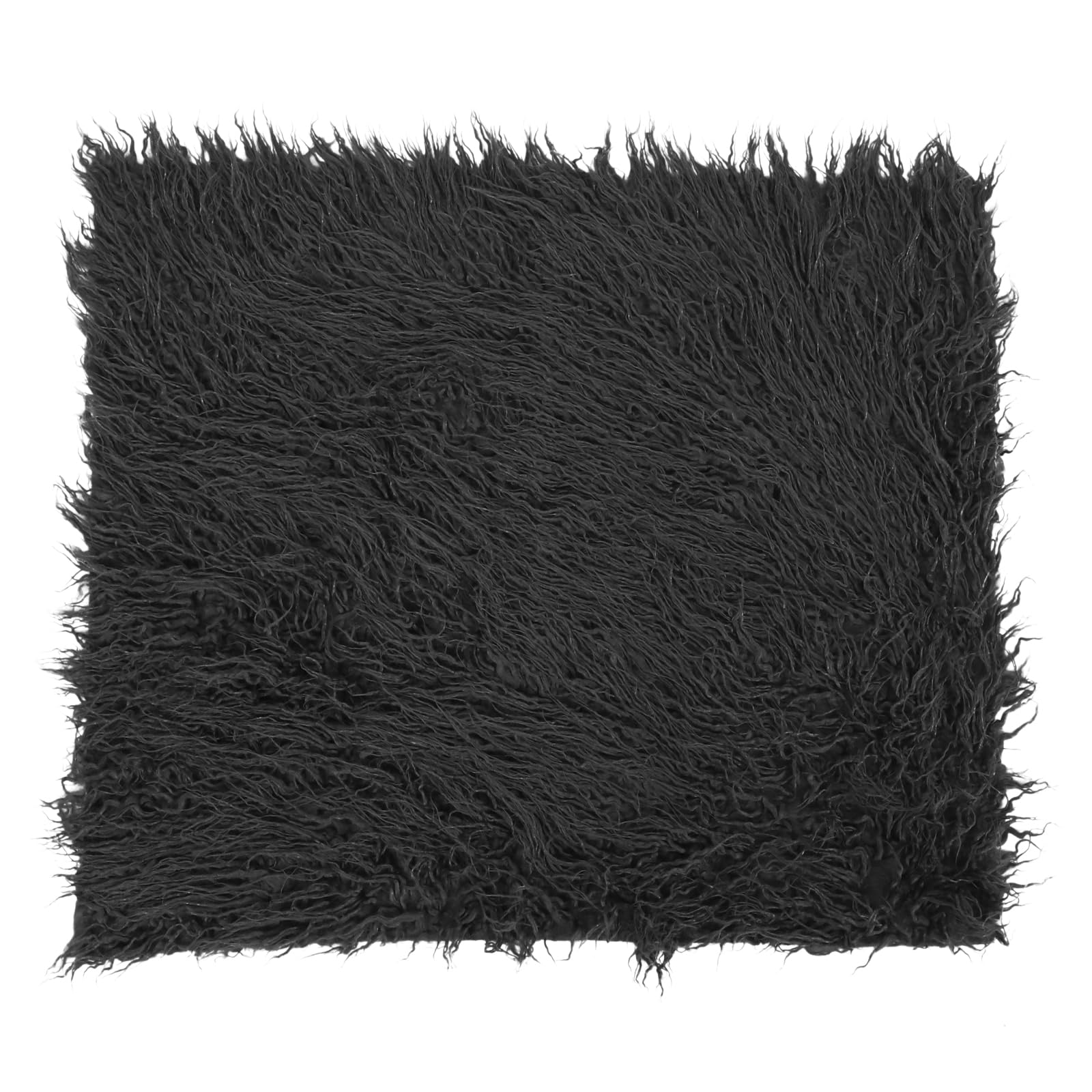 Toddmomy Baby Photo Blanket Faux Fur Mat Basket Baby Photo Wrap Sack Newborn Photography Props for Toddler Infant 70x60cm Dark Grey