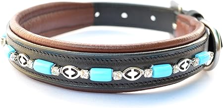 equestrian leather dog collars
