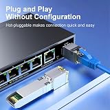 6COM 10GBASE-T SFP+ RJ45 Copper Module 30m CAT6a/7 Cisco Ubiquiti MikroTik view 3