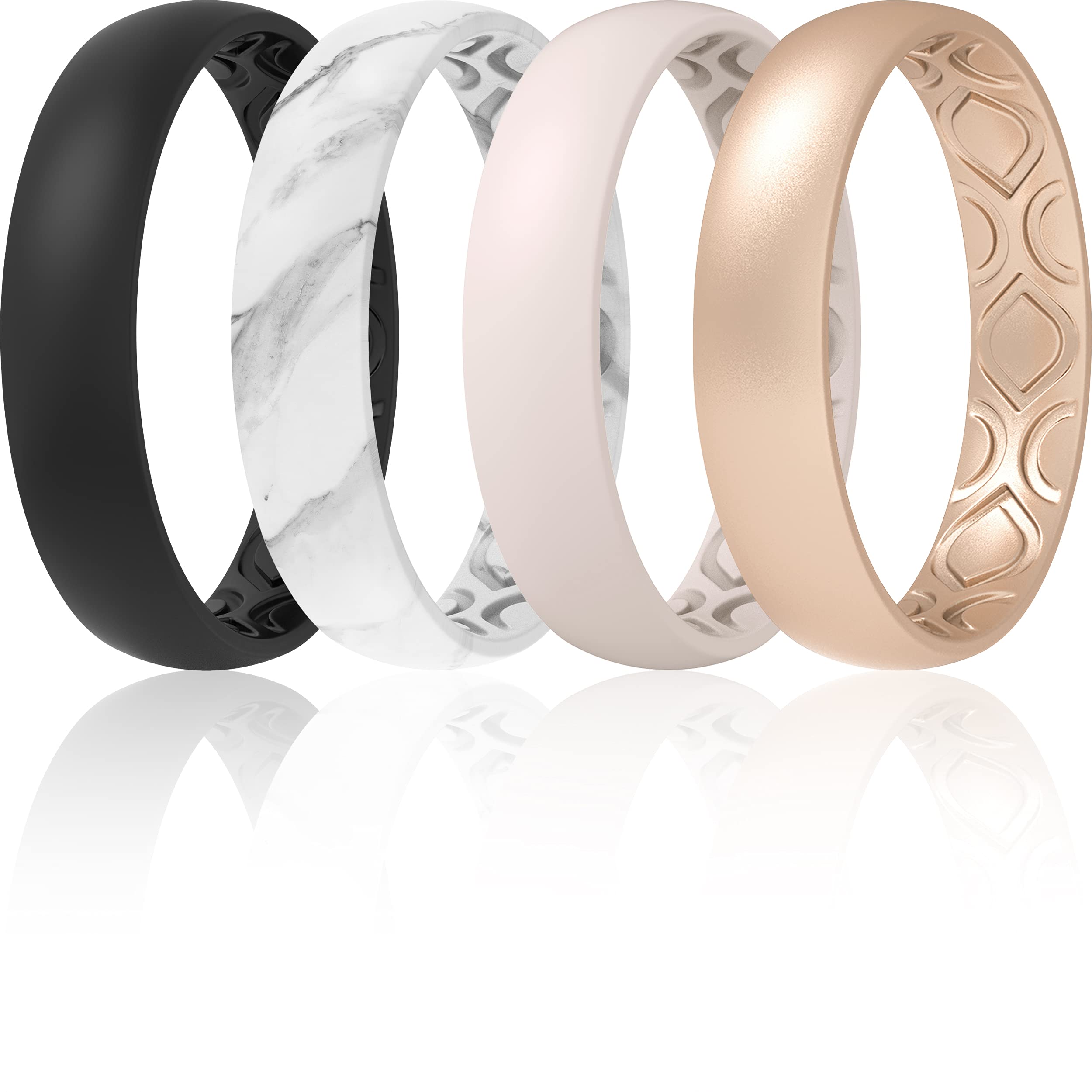 ThunderFit Silicone Wedding Bands for