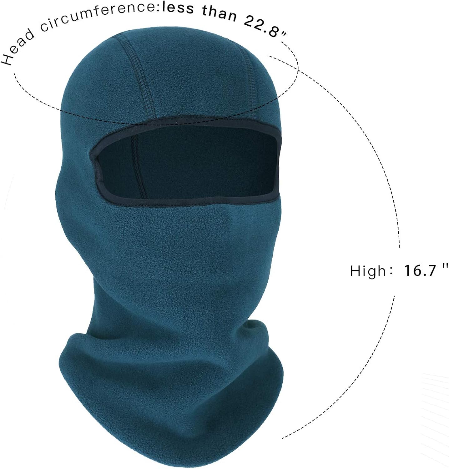 Skull Balaclava Ski Mask Windproof Warmer Winter Gear Snowboard Motorcycle Hood Peacock Blue at  Men’s Clothing store
