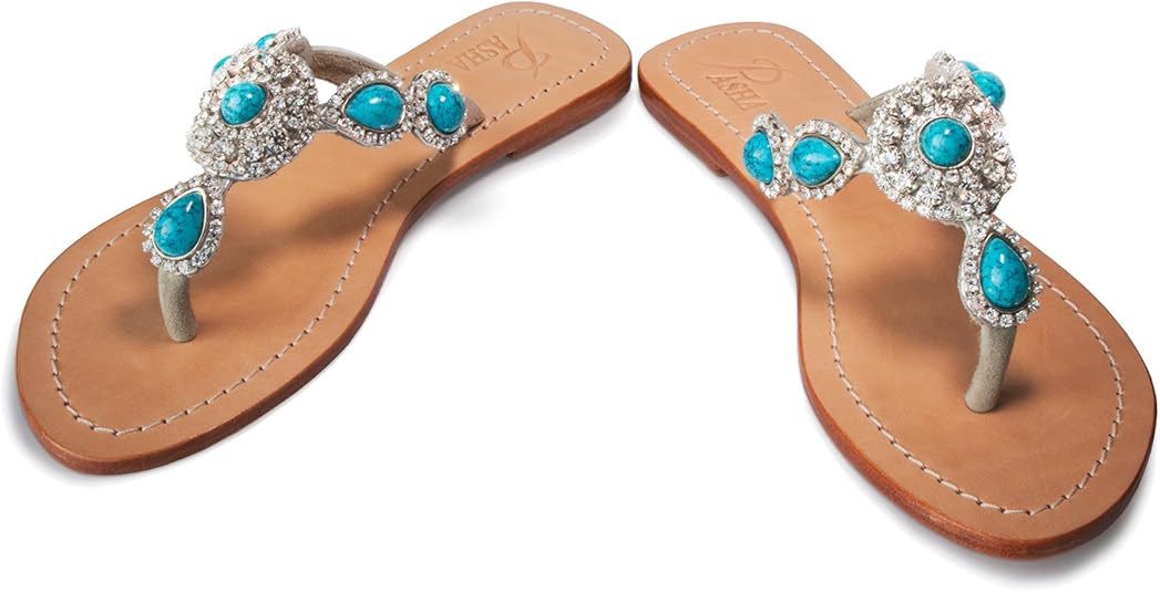 turquoise sandals amazon