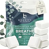Shower Steamers Aromatherapy - Eucalyptus Essential Oil & Natural Ingredients, Large Shower Bombs, Self Care Gifts for Women 
