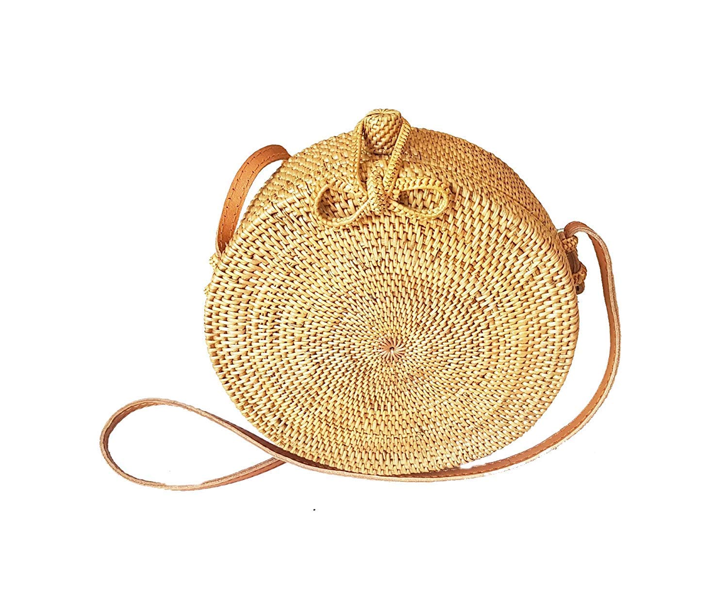 Rattan Nation Handwoven Round Rattan Bag Straw Bag Buy Online in