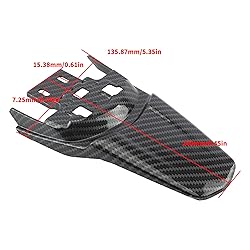 ABCERRSI Sur ron back fender,Imitation Carbon Fiber