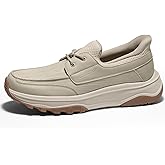 Coostar Mens Orthopedic Slip On Shoes with Arch Support Hands Free Loafers Casual Comfortable Walking Shoe