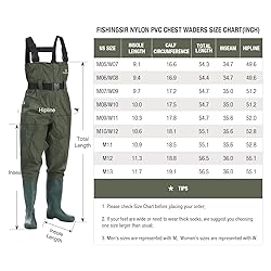 FISHINGSIR Fishing Waders for Men with Boots Womens
