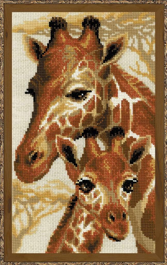 RIOLIS Cross Stitch Kit - 1697 - Giraffes