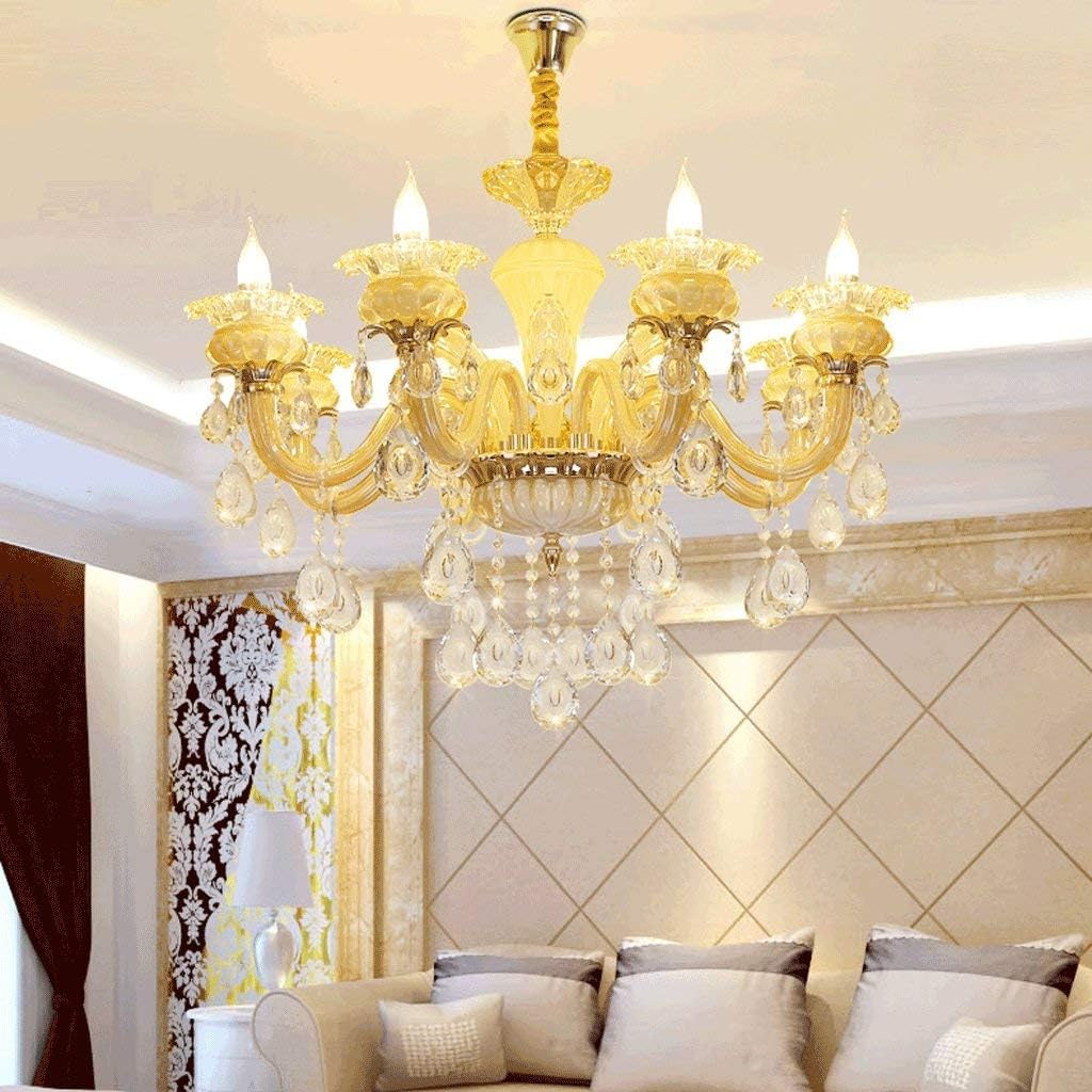 Decoración de muebles Candelabros Luces colgantes de cristal de estilo