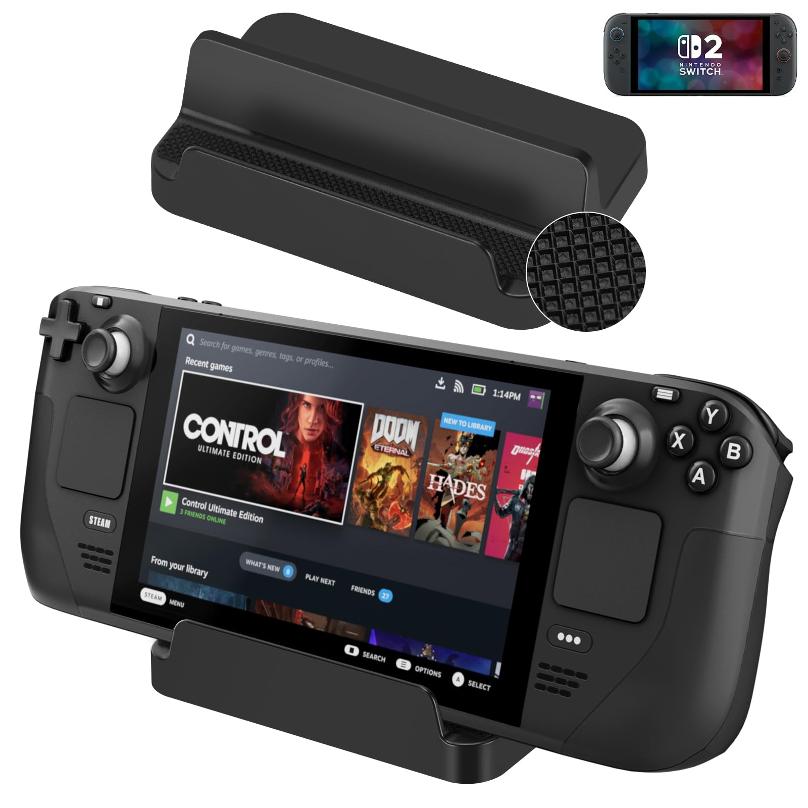 KUNSLUCK Stand Base for Steam Deck/Nintendo Switch