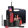 Automotive Circuit Tester, P100 Pro+ with 40FT Cable & Tilt Screen – 4 Modes, Diode Test, Overload Protection, Built-in Flashlight for Cars, Trucks, Trailers