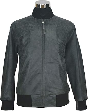 polo and leather jacket