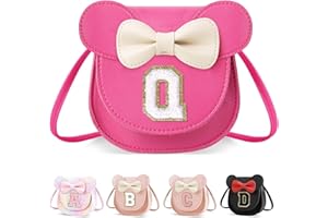 Toddler Purse Girl Wallet for Kids 2 3 4 5 6 7 8 9 Year Old Birthday Gifts,Cute Mouse Ear Bow Crossbody Shoulder Purse,Person