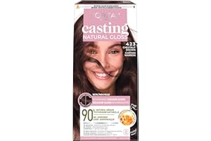 L’Oréal Paris Casting Natural Gloss, 423 Chestnut Brown, High Shine, Hair Dye, 1 EA