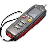 AMTAST Vibration Meter Digital Vibration Meter Measures 0.1~199.9m/s&sup2; Acceleration, 0.001~1.999mm Displacement &amp; 0.1~199.9mm/s Velocity Vibration Detector Used for Industrial (Model AMF116)