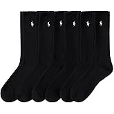 POLO RALPH LAUREN Men's Performance Crew Socks 6 Pack
