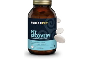 PURICA Pet Recovery Extra Strength, 120 Chewable Tablets – Advanced Hip & Joint Supplement for Dogs & Cats with Glucosamine H