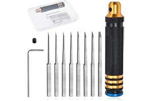 SPEEDWOX Model Scriber Chisel Model Scriber Cutting Tool 7-In-1 Scriberes Kit with 7 Blades (0.1/0.2/0.4/0.6/0.8/1.0/2.0mm) T
