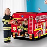 deAO Pop Up Play Tent for Kids Red Foldable Indoor Outdoor view 6