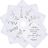 Hahafelt Handkerchiefs for Men Women Valentine Christian Bulk Gift Bible Verse Church Religious Gift for Women Wife Teacher