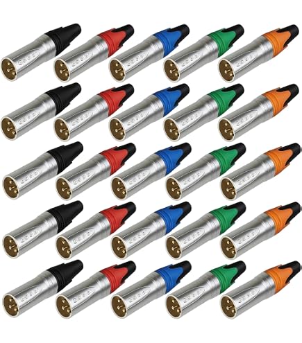 Amazon.com: YejeySound Neutrik Lot of 20 (10 Each) New NC3FXX-B
